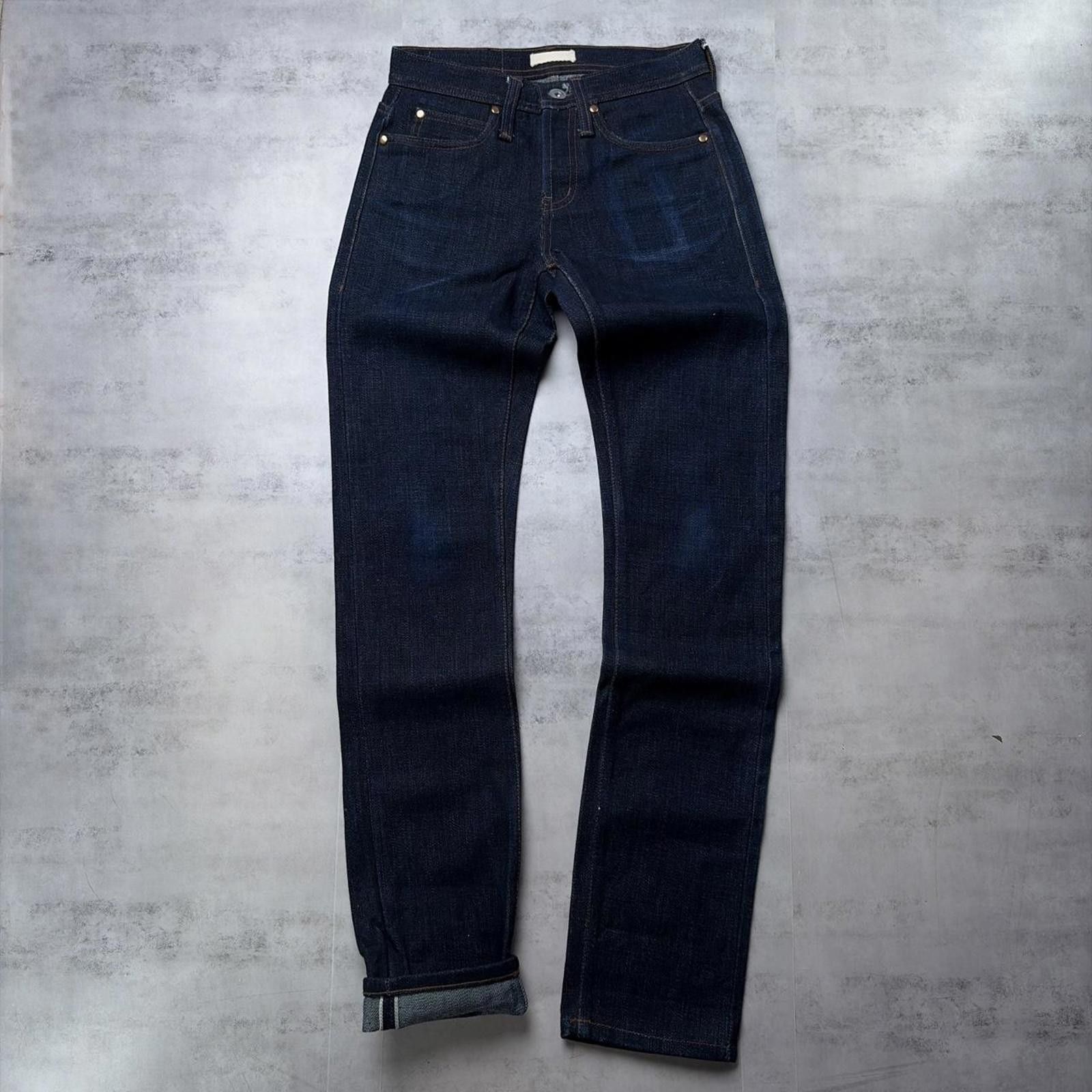 Other Y2K Unbranded Brand Selvedge Skinny Japanese Denim Jeans Size US 27 - 2 Thumbnail