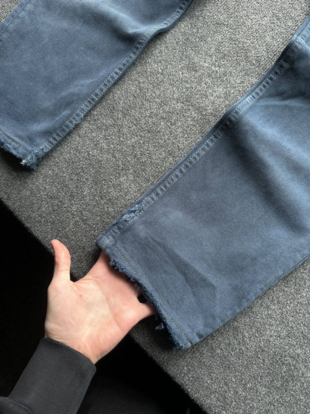 Levi's MADE IN USA 🚨 LEVI’S 550 RARE WASHED DENIM JEANS VNTG Size US 32 / EU 48 - 2 Thumbnail