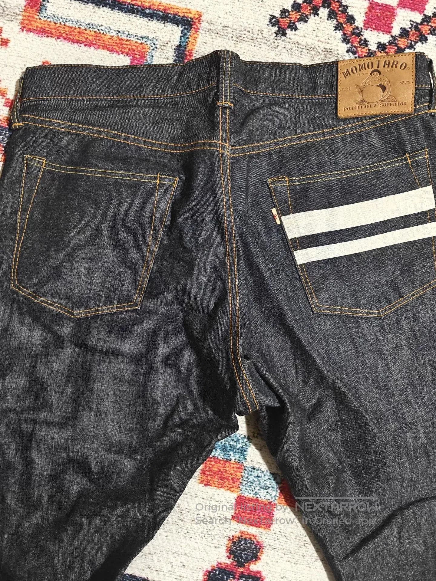 Momotaro Jeans MOMOTARO JEANS 0605 10oz Raw Denim. Size US 36 / EU 52 - 6 Thumbnail