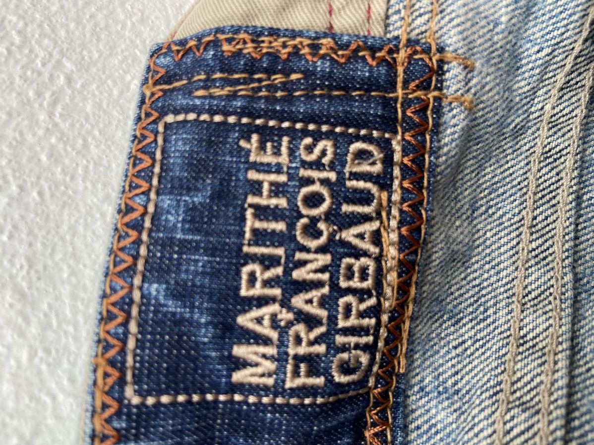 Marithe + Francois Girbaud Marithe Francois Girbaud mini skirt jeans Distressed Size 28" / US 6 / IT 42 - 6 Thumbnail