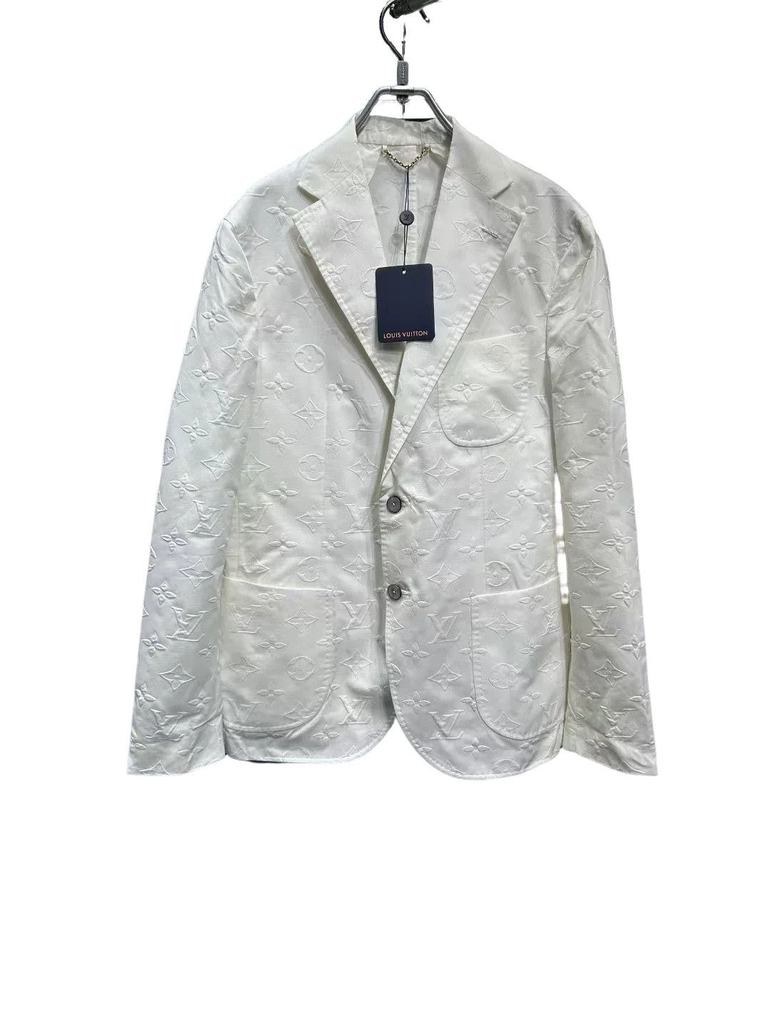 Louis Vuitton Louis Vuitton Monogram Embossed Blazer 42R Size 42R - 1 Thumbnail
