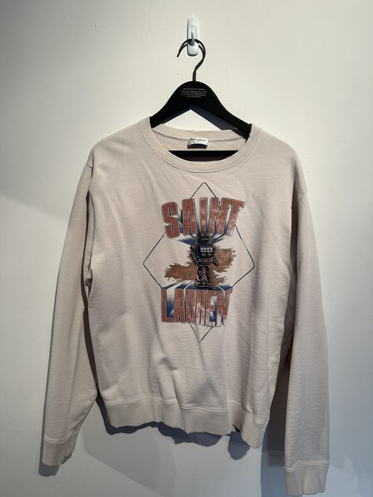 Saint laurent hotsell robot sweatshirt