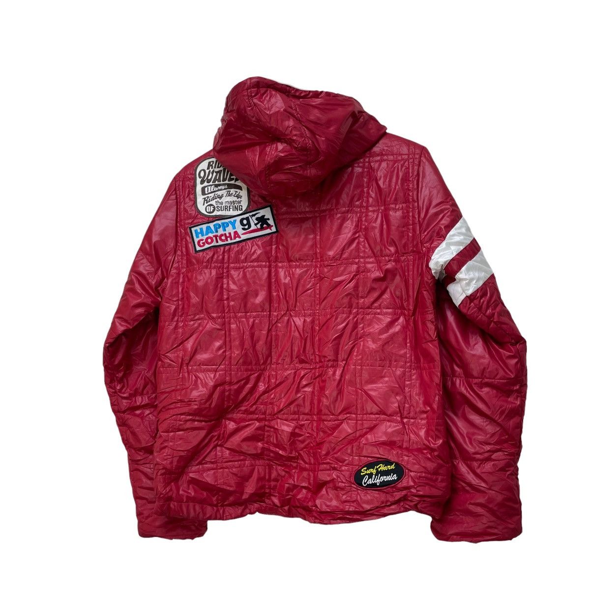 Gotcha Vintage Gotcha Puffer Surf Hooded Jacket Size US M / EU 48-50 / 2 - 4 Thumbnail
