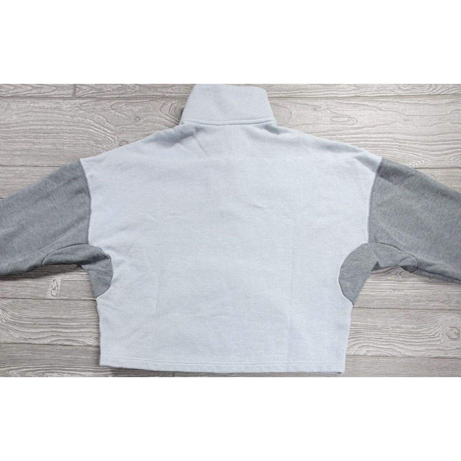 Under Armour Under Armour Women Fleece Playback Pullover 1/4 Zip S Light Blue Gray Colorblock Shirt Womens/S Size S / US 4 / IT 40 - 7 Thumbnail