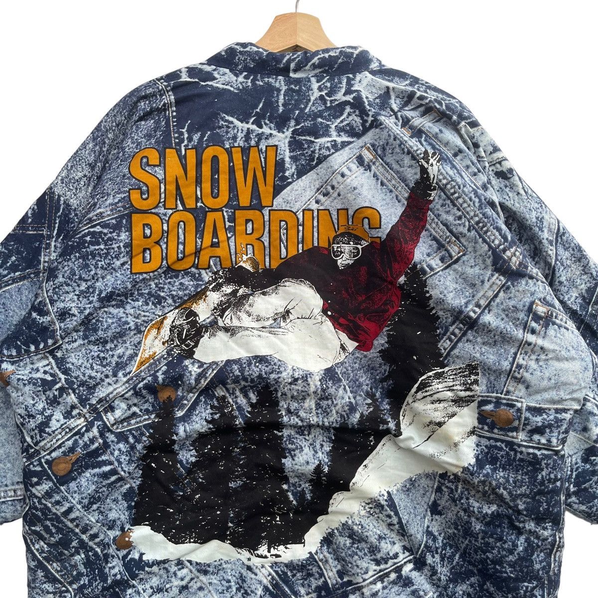 Japanese Brand Custom Kimono Japan Dragon Snowboarding Backhit Size US XXL / EU 58 / 5 - 6 Thumbnail