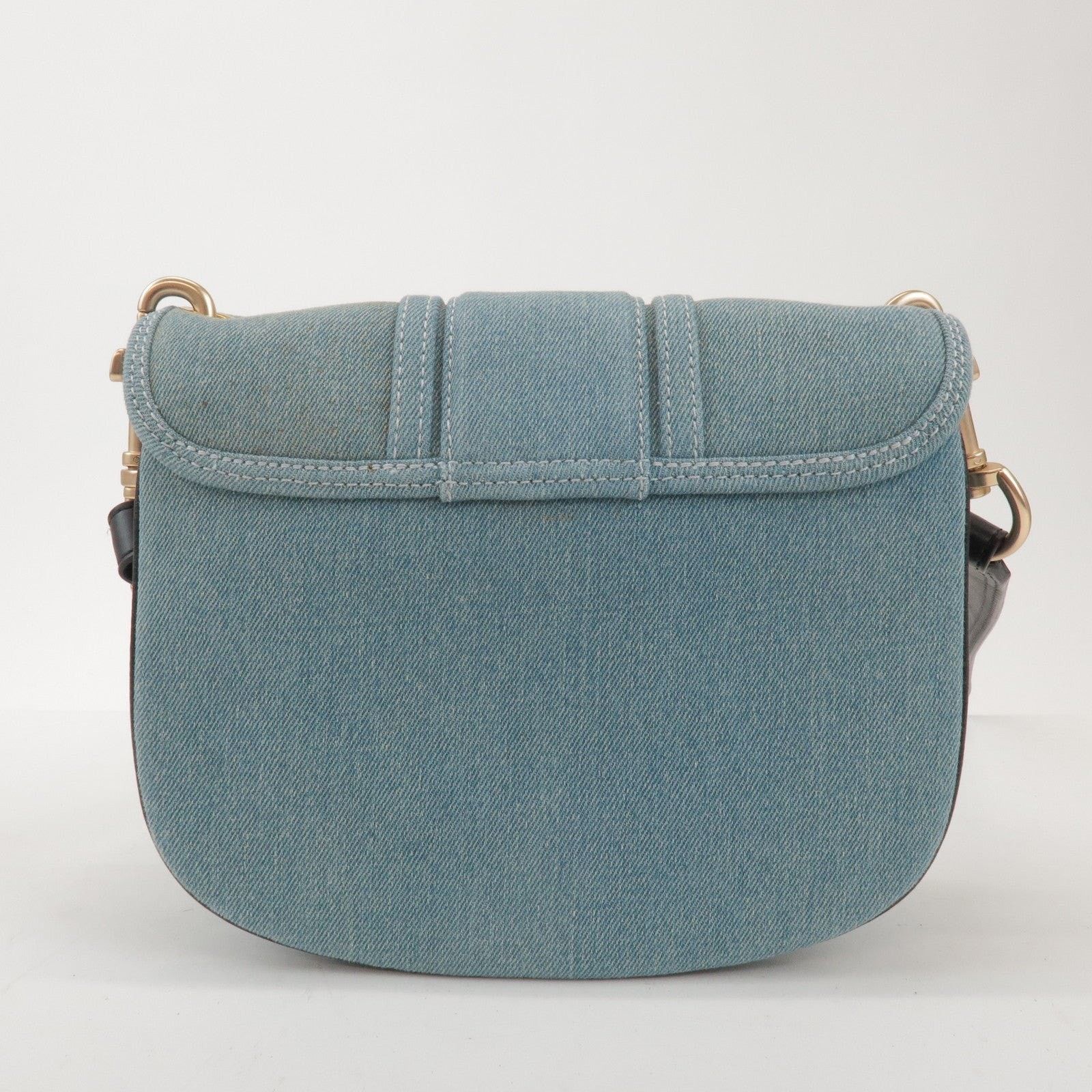 Chloe See by Chloe Hana Denim Shoulder Bag Blue Size ONE SIZE - 2 Thumbnail