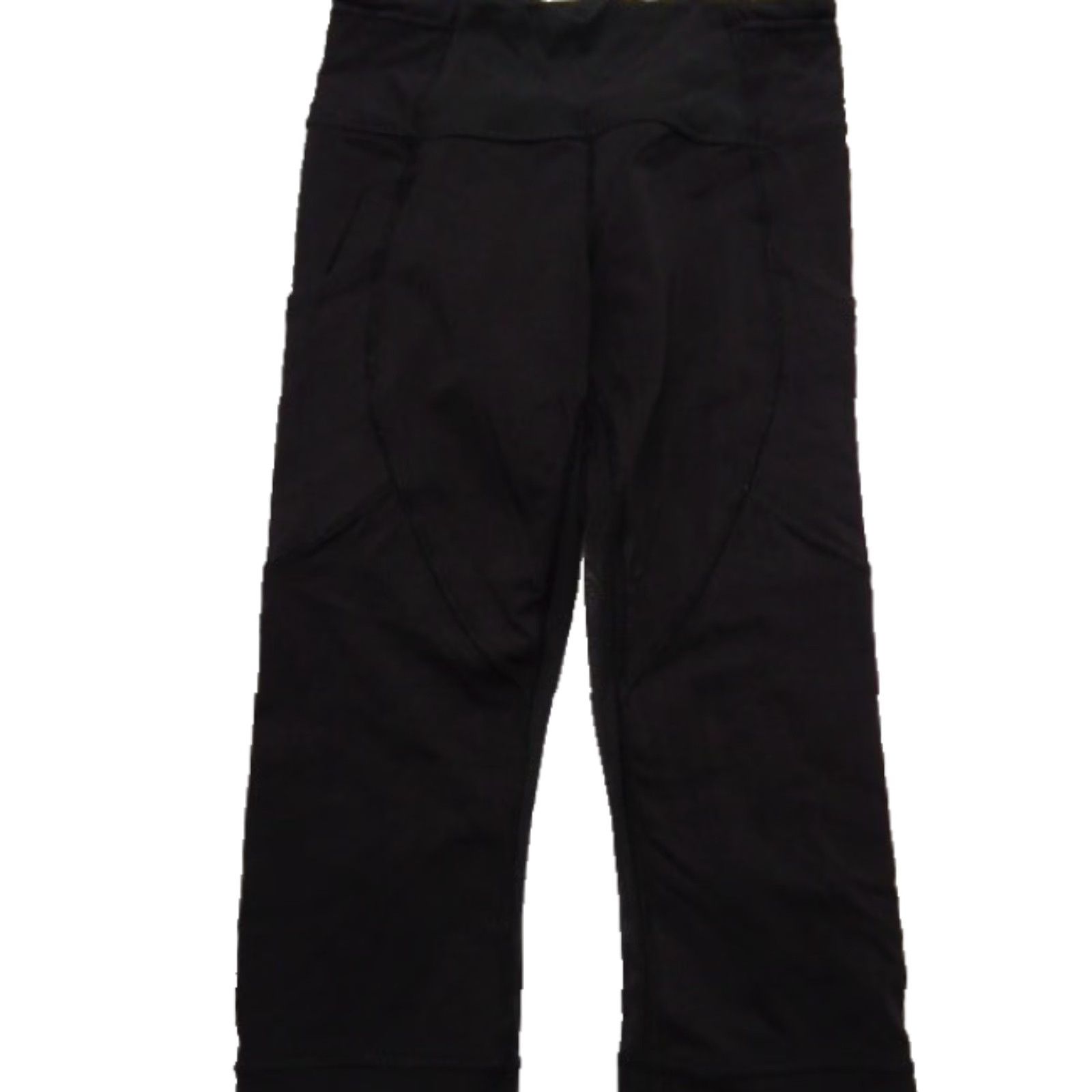 Lululemon Lululemon Women Shorts 6 Black Poly Blend Pull On Activewear Capri Leggings Size 27" / US 4 / IT 40 - 2 Thumbnail