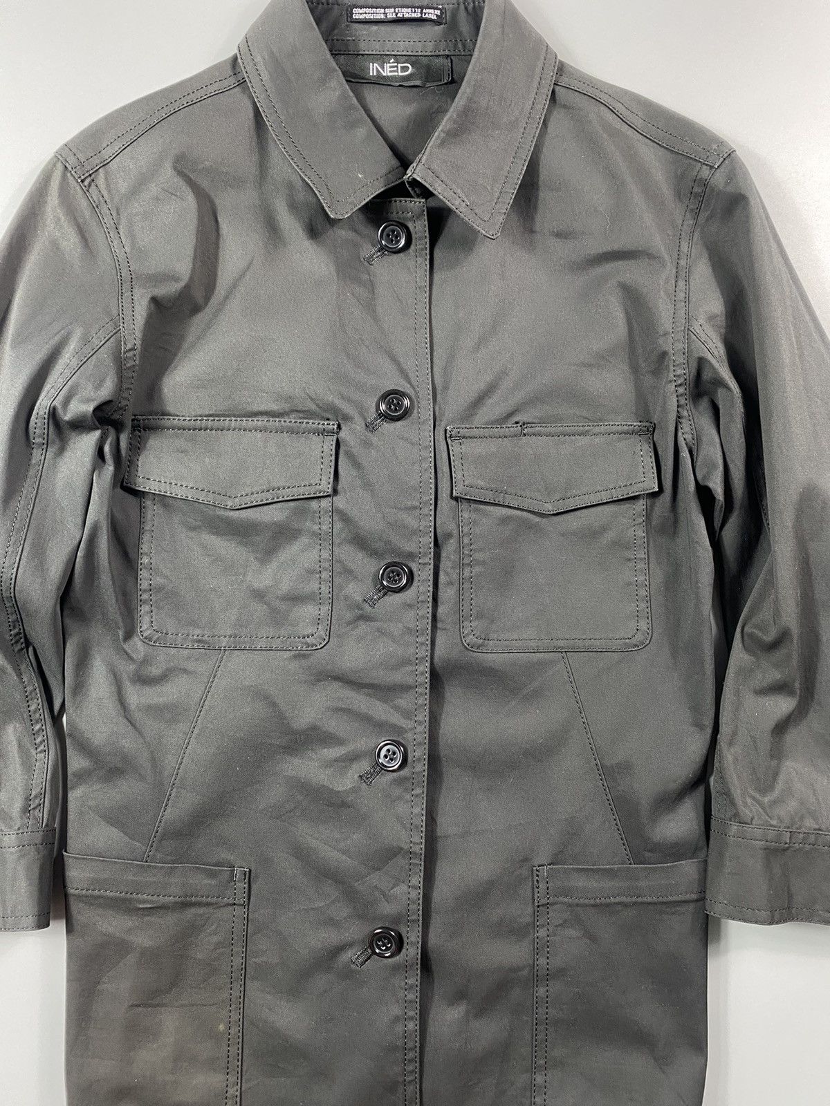 Japanese Brand × Yohji Yamamoto Ined Yohji Yamamoto- Button Down Utility Shirt Size S / US 4 / IT 40 - 5 Thumbnail