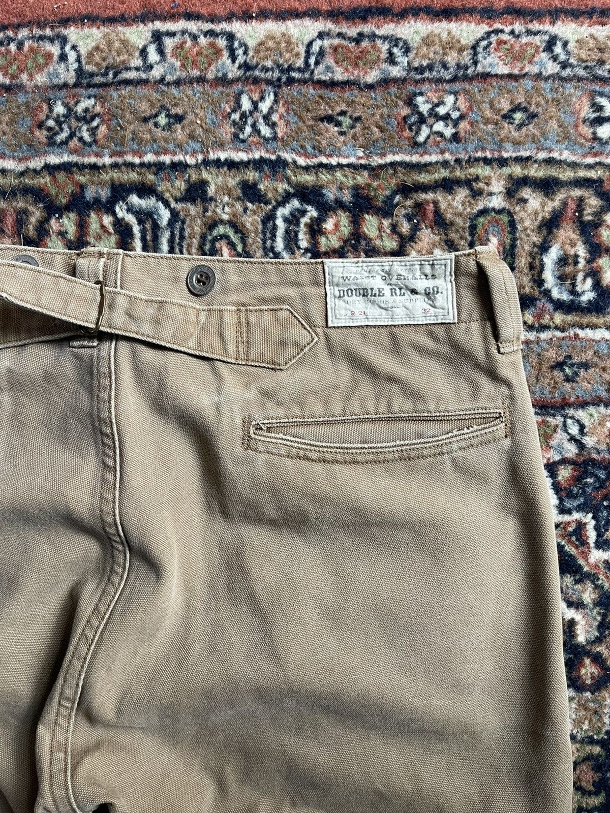 RRL Ralph Lauren Ralph Lauren RRL Buckle back chino pants Size US 32 / EU 48 - 3 Thumbnail