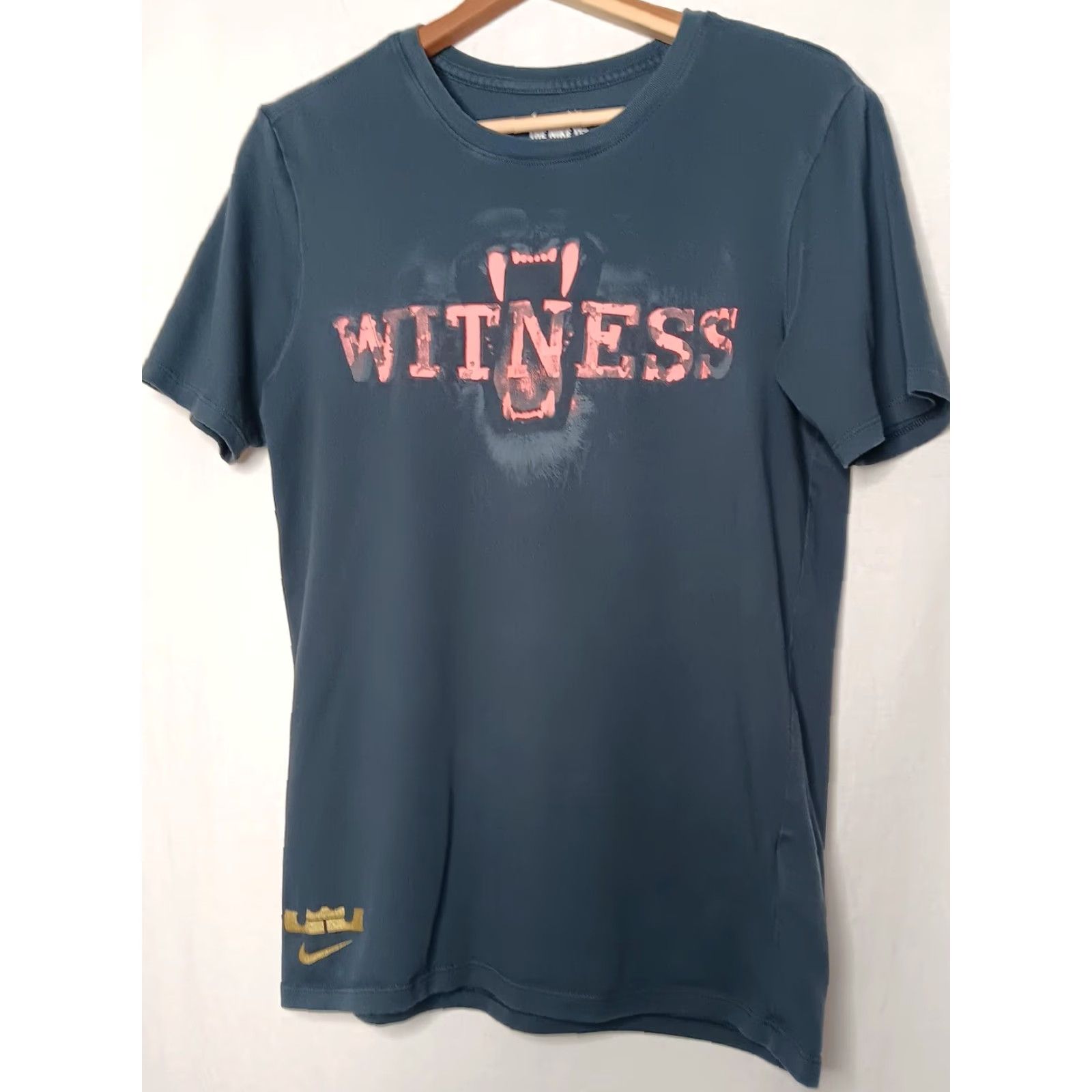 Nike Nike Dri-Fit LeBron Witness Shirt Men S Gray Short Sleeve Crew Neck Athletic T-Shirt Size US S / EU 44-46 / 1 - 2 Thumbnail