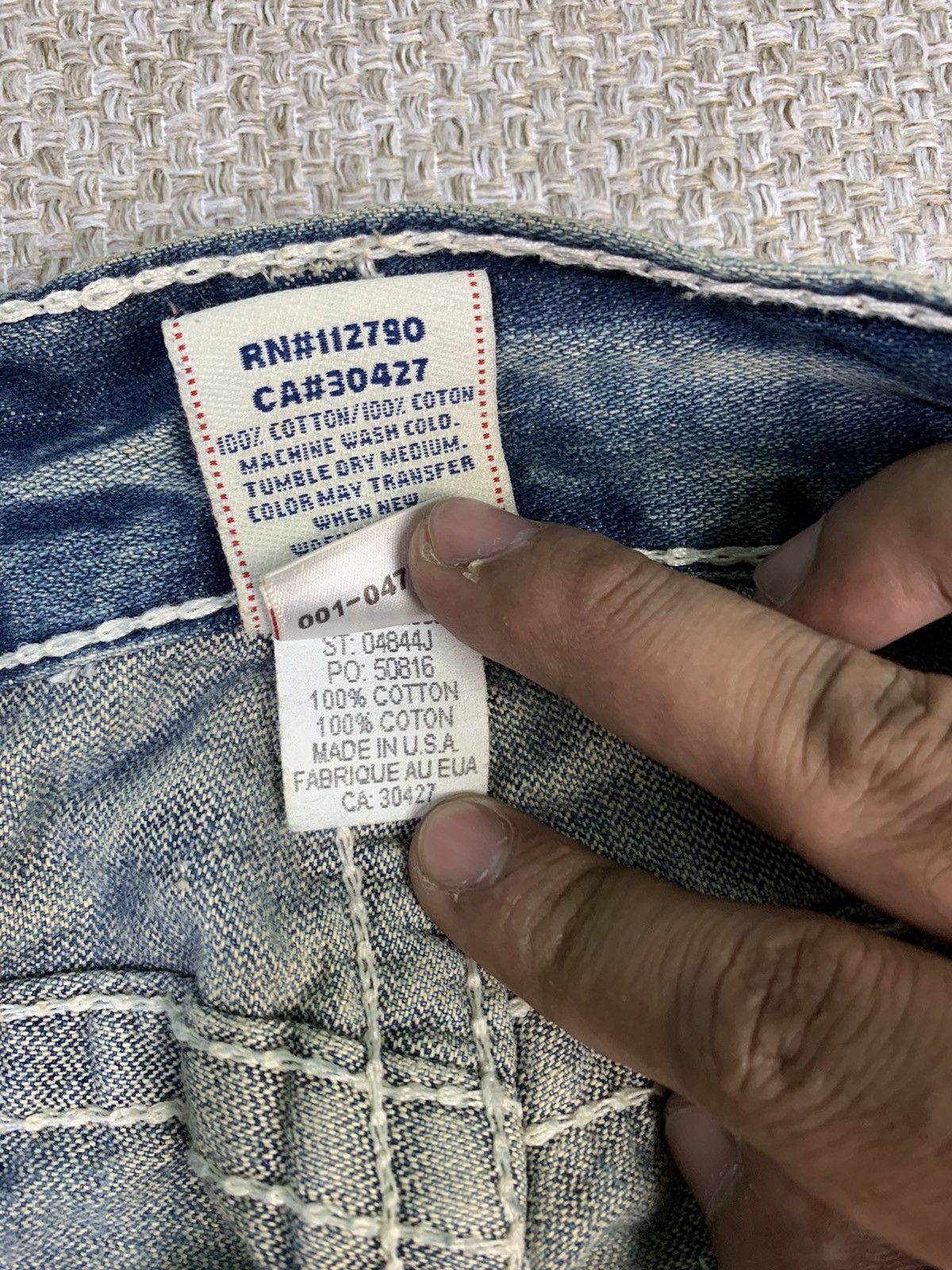 True Religion True Religion Joey Big T Jeans Size US 31 - 8 Thumbnail
