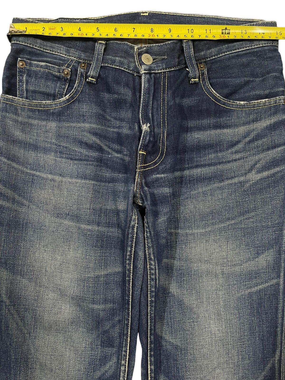 Levi's Vintage 90s Levis 507 Blue Wash Style Wide Leg Jeans Size US 30 / EU 46 - 10 Thumbnail