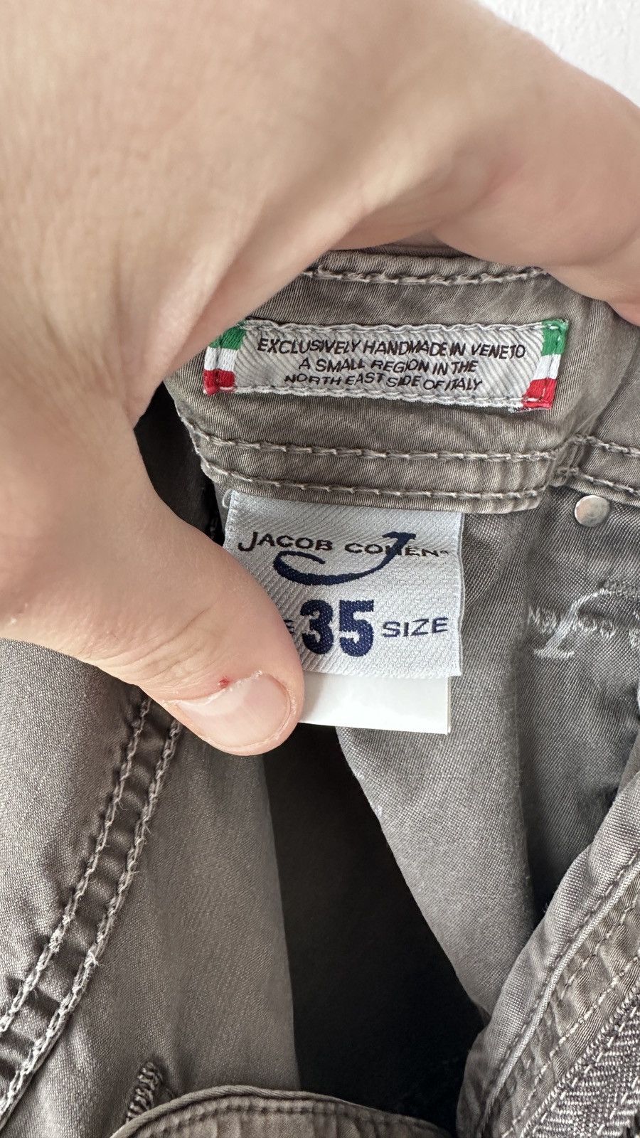 Jacob Cohen Jacob Cohen PW625 Comfort Jeans 35 Handmade Italy Pony Hair Size US 35 - 16 Thumbnail
