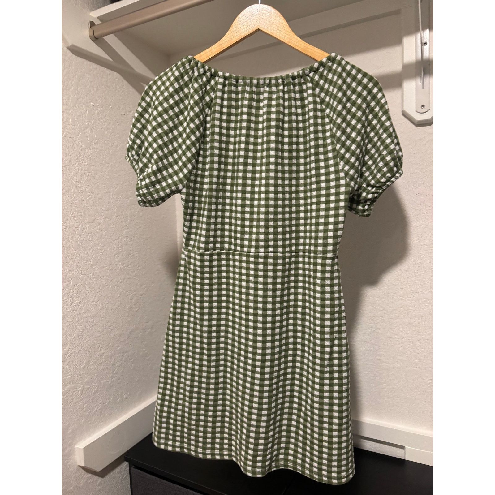 Madewell Madewell Jacquard Mini Dress in Gingham Check Sz M Size M / US 6-8 / IT 42-44 - 5 Thumbnail