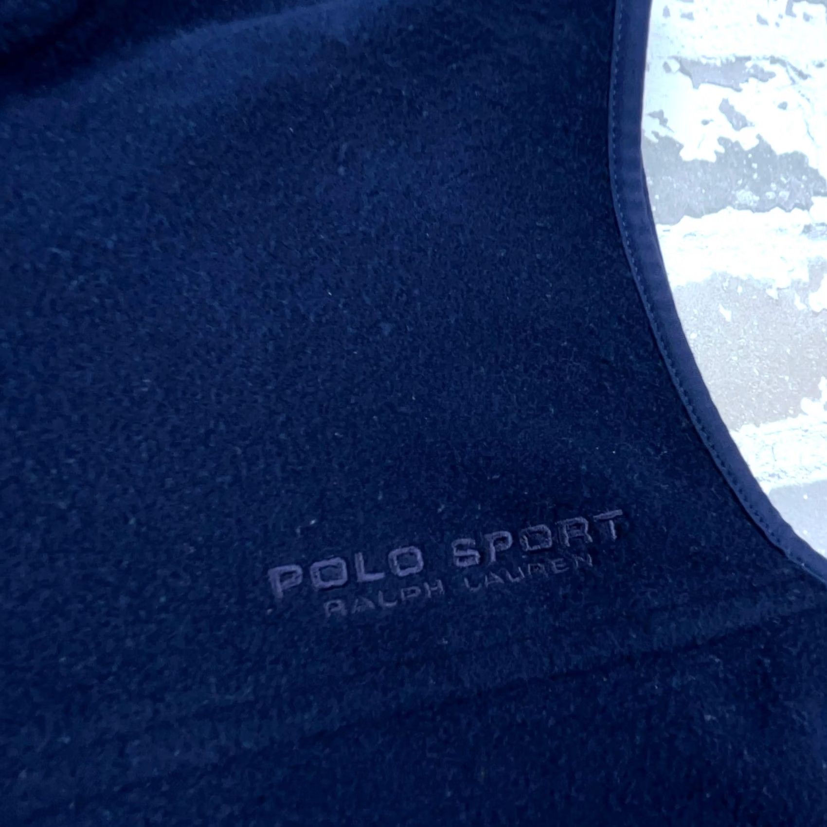 Ralph Lauren VINTAGE Ralph Lauren Vest Men M Navy Blue Fleece Zip Mock Neck Cotton Polyester Jacket Polo Golf Size US M / EU 48-50 / 2 - 4 Thumbnail