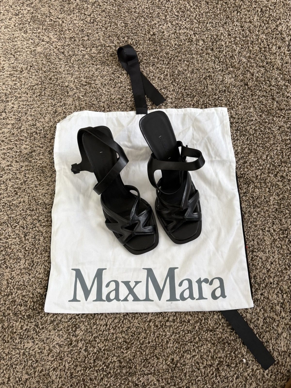 Max Mara Max Mara 120mm Double High Heel Sandals 39 - New (No Box) Size US 9 / IT 39 - 5 Thumbnail