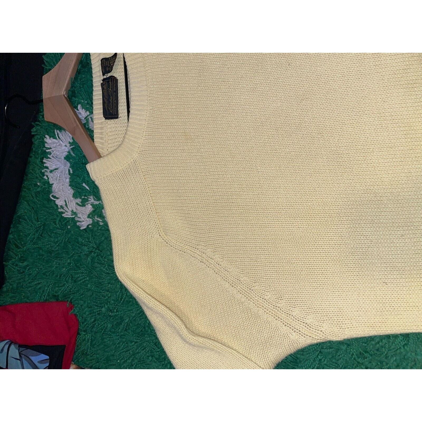 Eddie Bauer Y2K Eddie Bauer 100% Cotton USA Made Yellow Sweater 2000s XL Size XL / US 12-14 / IT 48-50 - 9 Thumbnail
