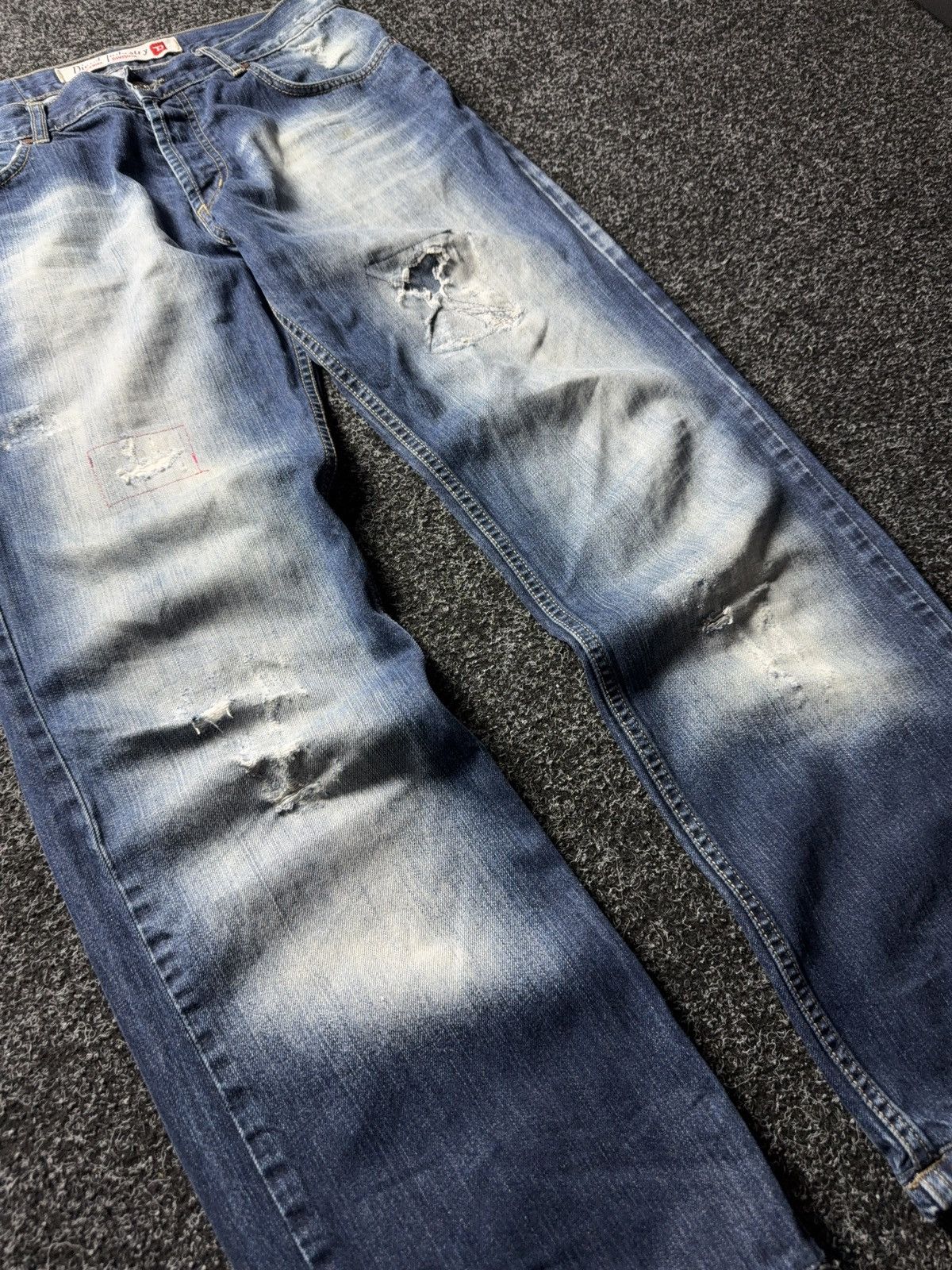 Diesel 90s Diesel Industry Zip Back Pocket Jeans Made in Italy Y2K Size US 33 - 6 Thumbnail