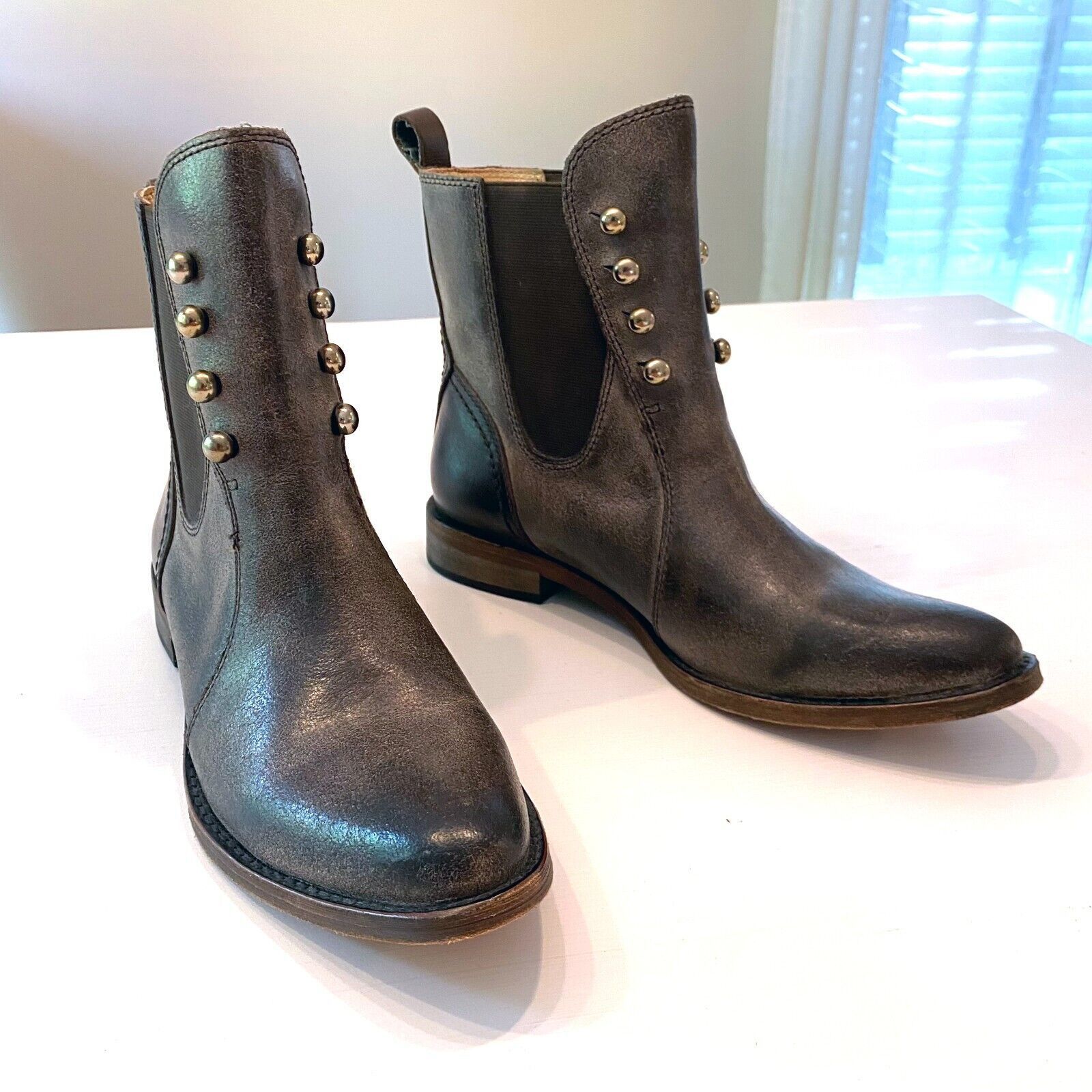 Lucchese Lucchese Women's Calf Short Riding Boots Size 7.5 M Size US 7.5 / IT 37.5 - 3 Thumbnail