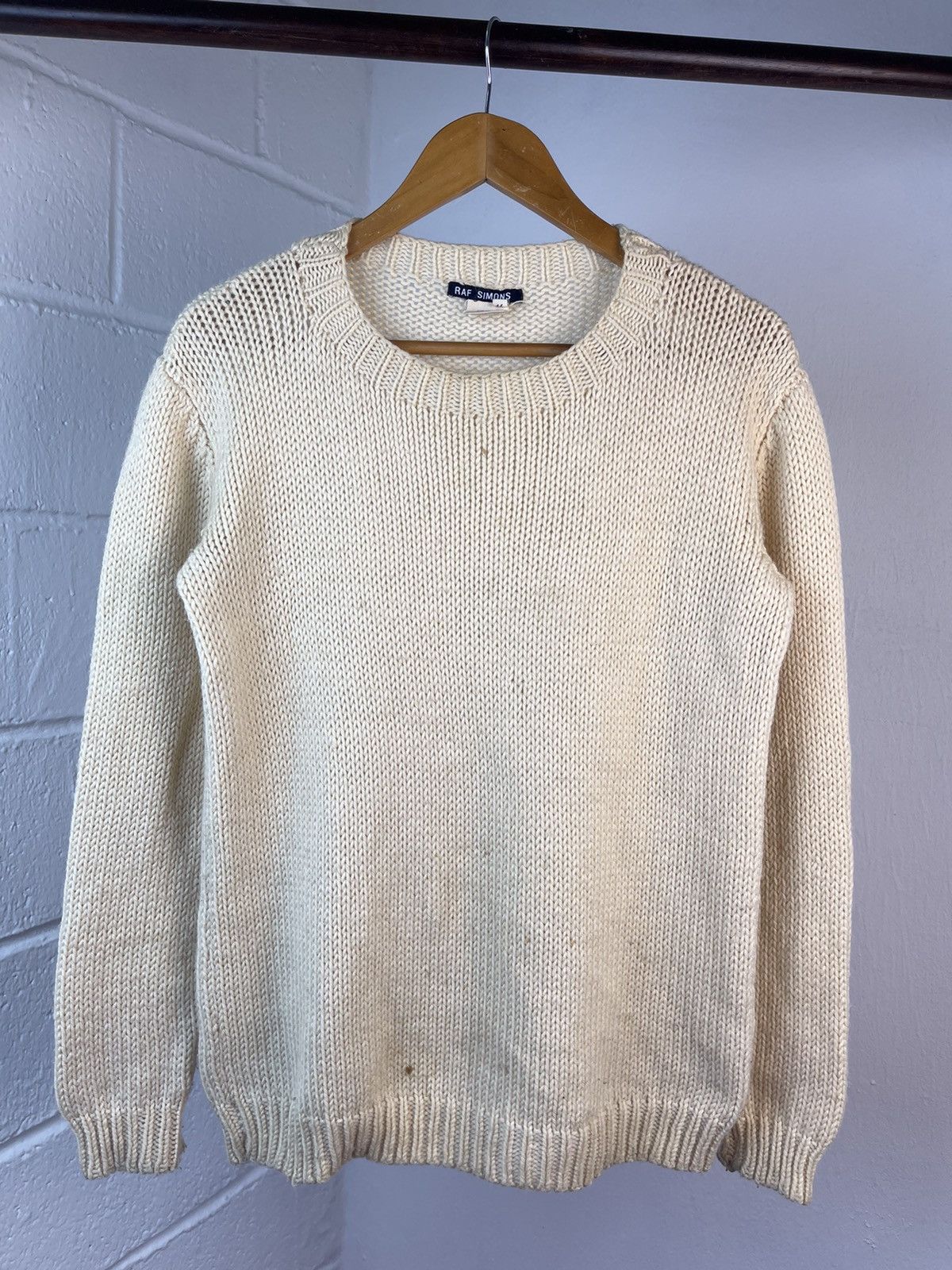 Raf Simons A/W 1997 Raf Simons Distressed Cable Knit Size US M / EU 48-50 / 2 - 10 Thumbnail