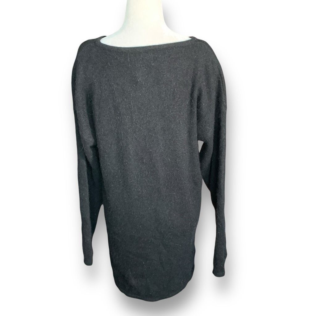 Express Deadstock Vintage Express Tricot Black Lambswool Angora Blen Size M / US 6-8 / IT 42-44 - 1 Thumbnail