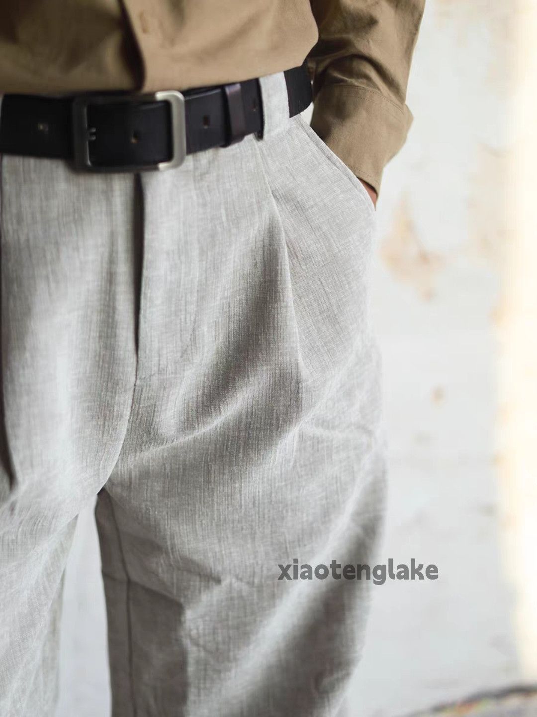 Vintage Custom loose baggy pleated wide Leg yuppie pants Size US 28 / EU 44 - 6 Thumbnail