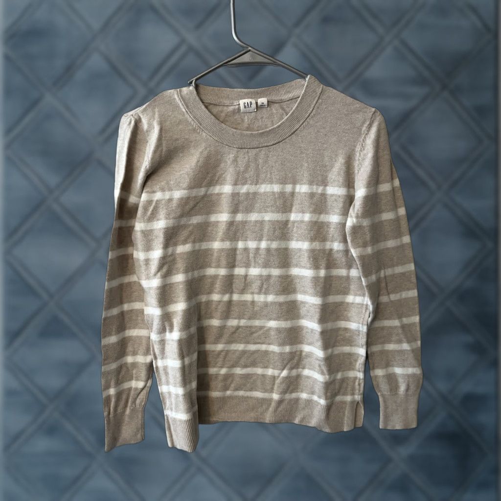 Gap Gap Women's Long Sleeve Striped Crew Neck Size XS Brown T-Shirt User: Gap Women's Long Sleeve Striped Crew Neck Size XS Brown T-Shirt Size XS / US 0-2 / IT 36-38 - 1 Thumbnail
