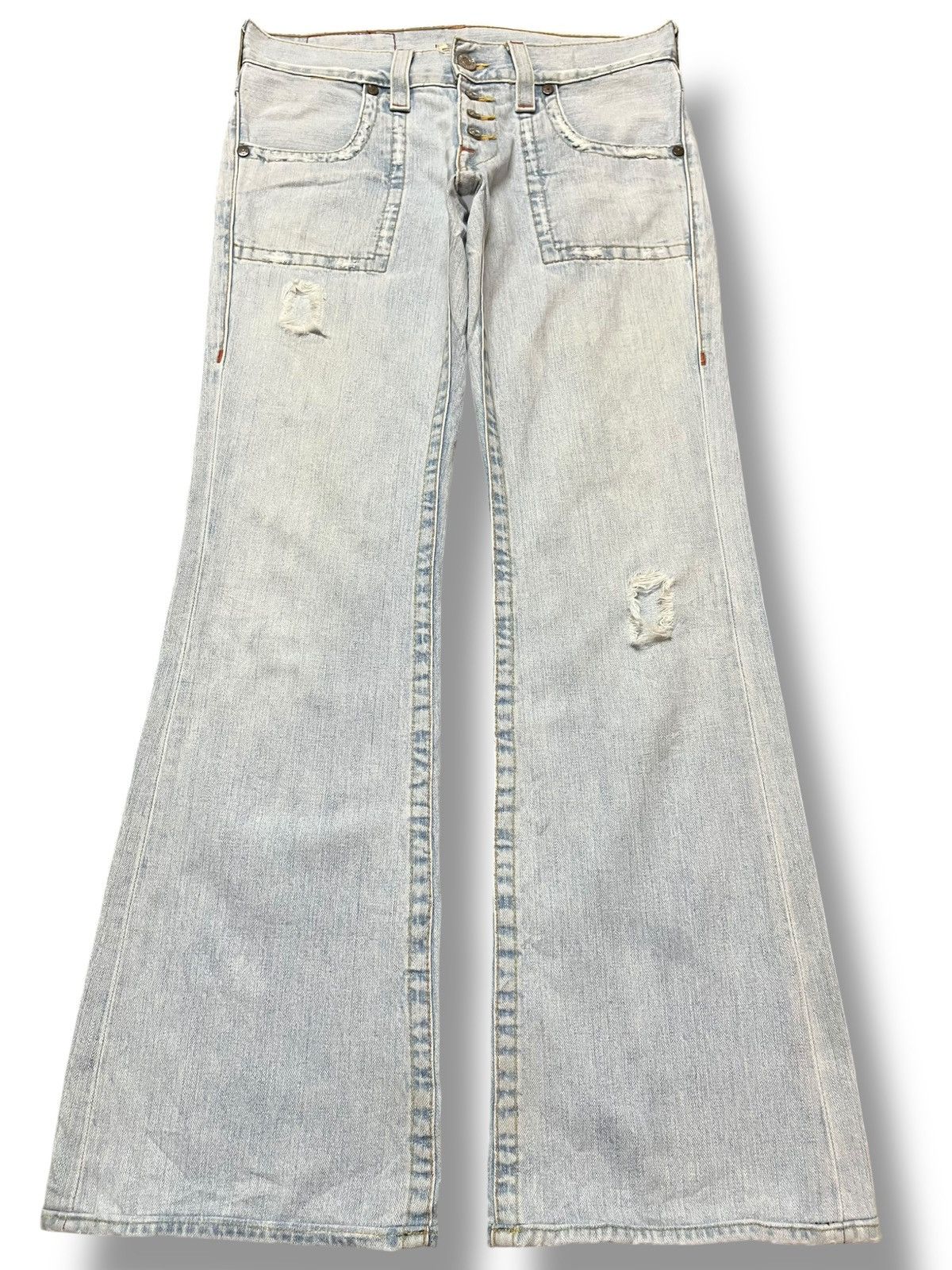 Vintage True Religion Section 804 Faded Flare Denim