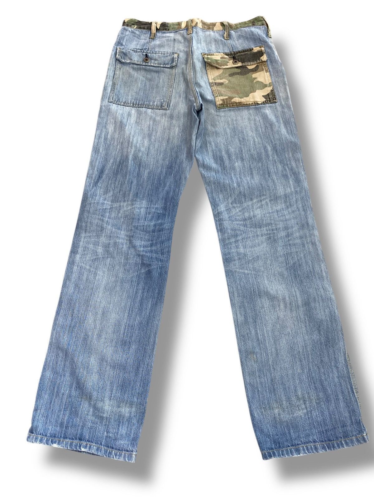 Japanese Brand Japanese Brand Faded Wash Ripped Style Distressed Jeans Size US 30 / EU 46 - 3 Thumbnail