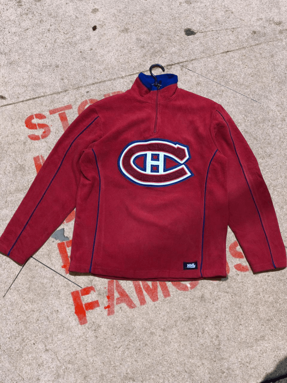 NHL Montreal Canadians 1/4 Zip Fleece Quarter Zip NHL Hockey Size US S / EU 44-46 / 1 - 1 Thumbnail