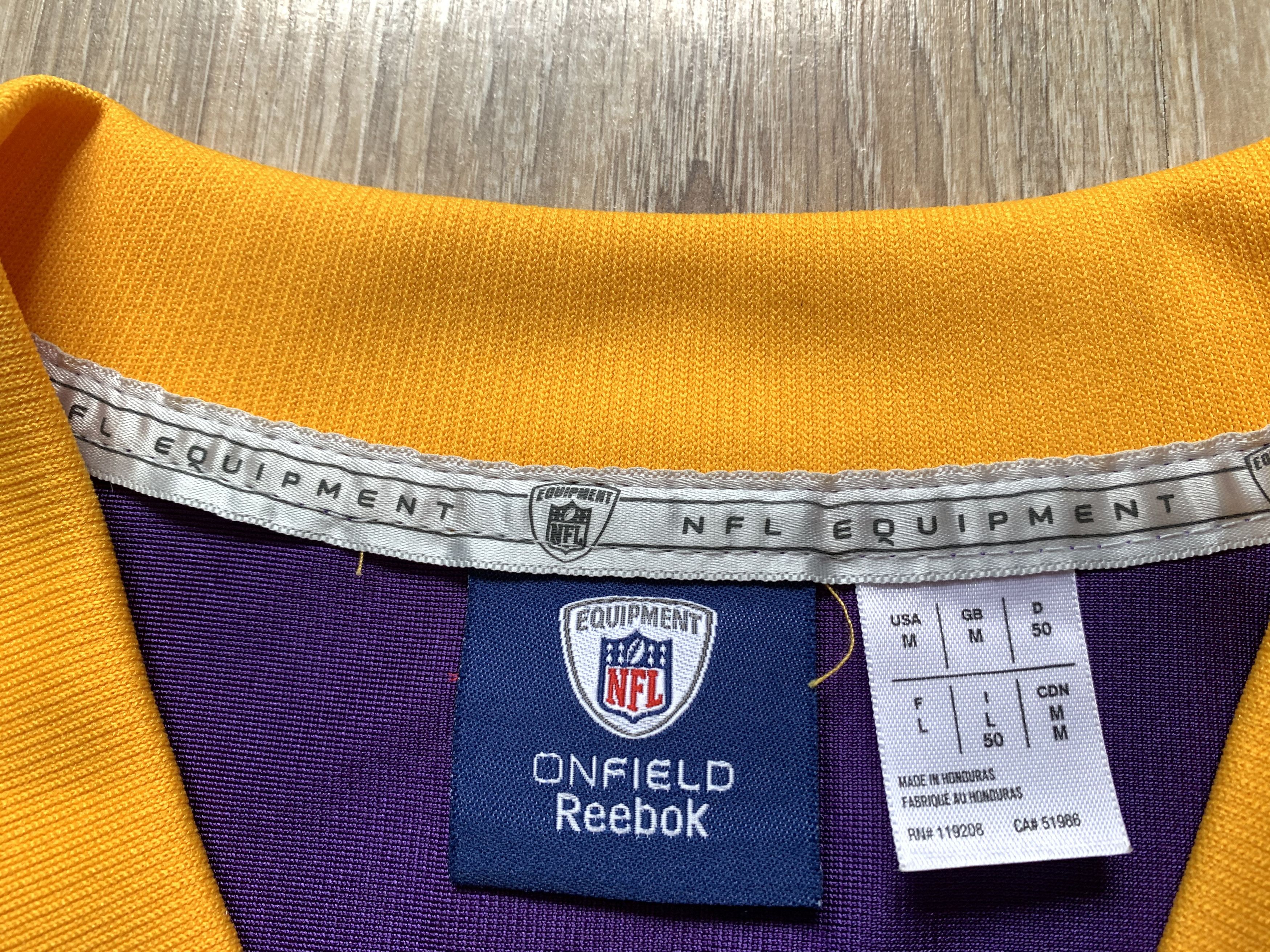NFL × Reebok × Vintage Reebok NFL Minnesota Vikings Brett Favre #4 Jersey Size US M / EU 48-50 / 2 - 7 Thumbnail