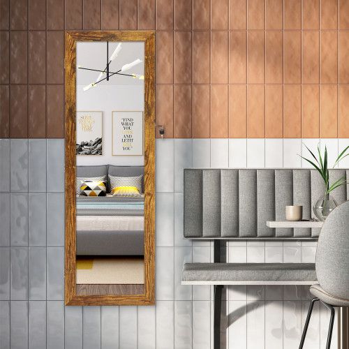 Designer × Homemade Fashion Simple Jewelry Storage Mirror Cabinet With LED Light Size US L / EU 52-54 / 3 - 5 Thumbnail