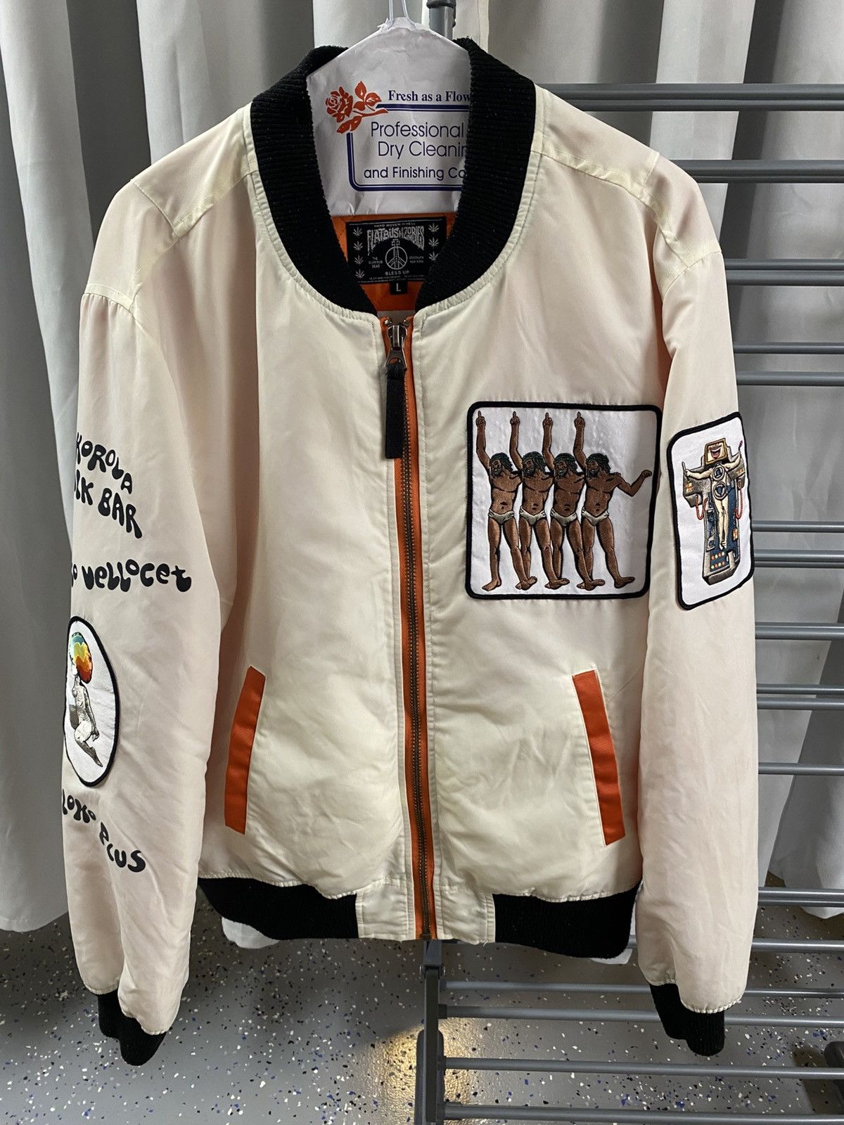 Flatbush Zombies Flatbush Zombie Clockwork Orange Bomber Jacket Size US L / EU 52-54 / 3 - 2 Thumbnail