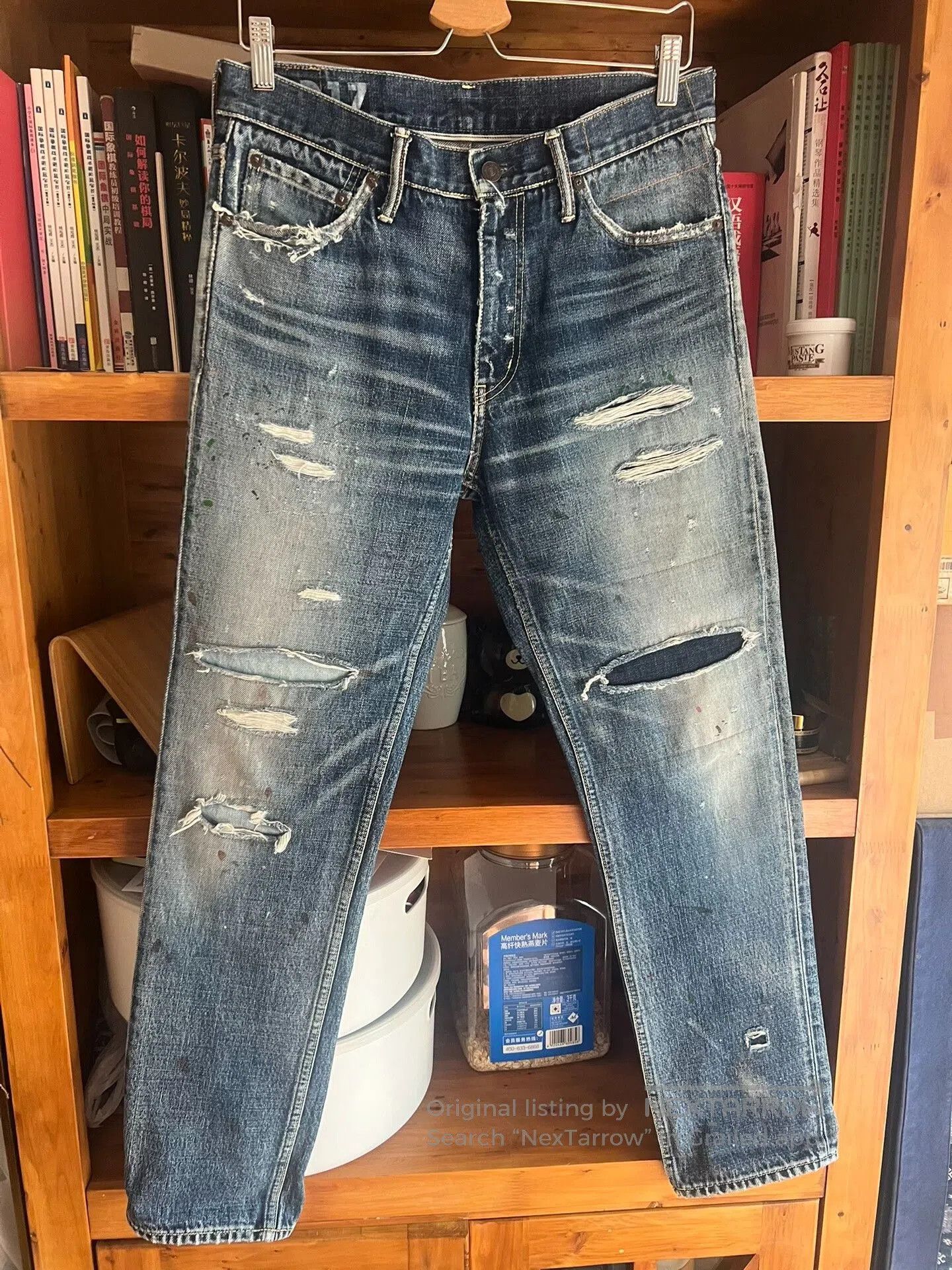 Visvim visvim distressed denim jeans with unique features. Size US 32 / EU 48 - 2 Thumbnail