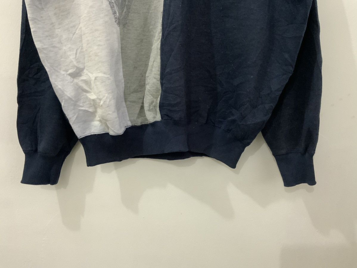 Japanese Brand Vintage Joy Sports Indigo Collar Sweatshirt Size US XL / EU 56 / 4 - 5 Thumbnail