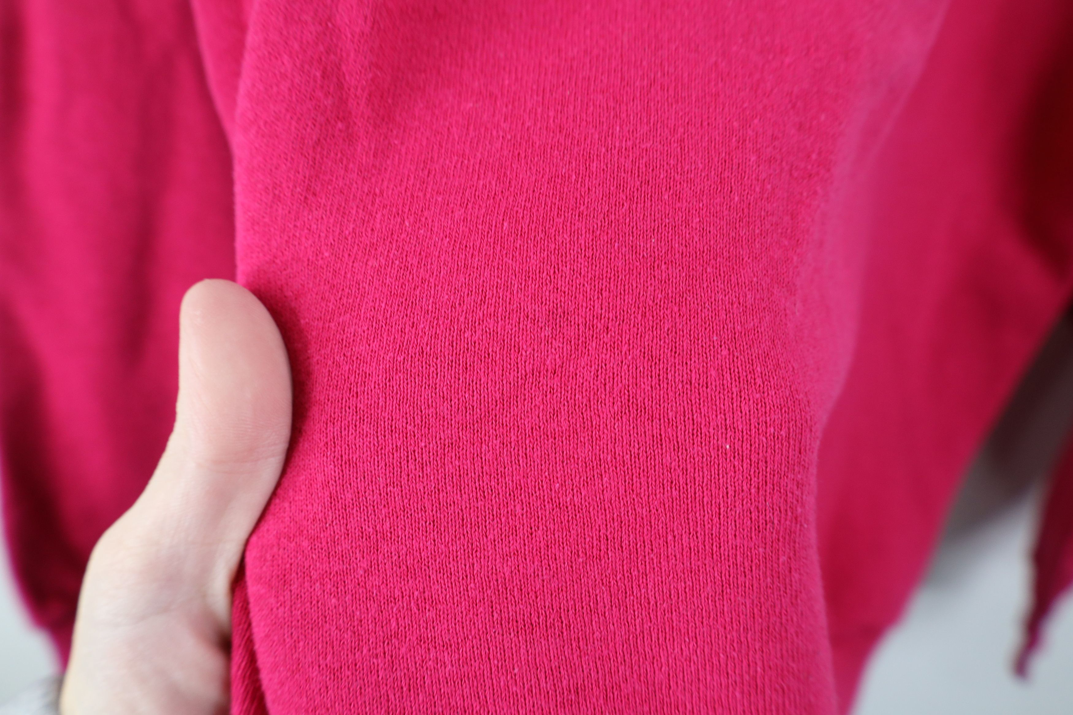 Vintage Vintage 90s Streetwear Lace Trim Crewneck Sweatshirt Pink Size XL / US 12-14 / IT 48-50 - 6 Thumbnail