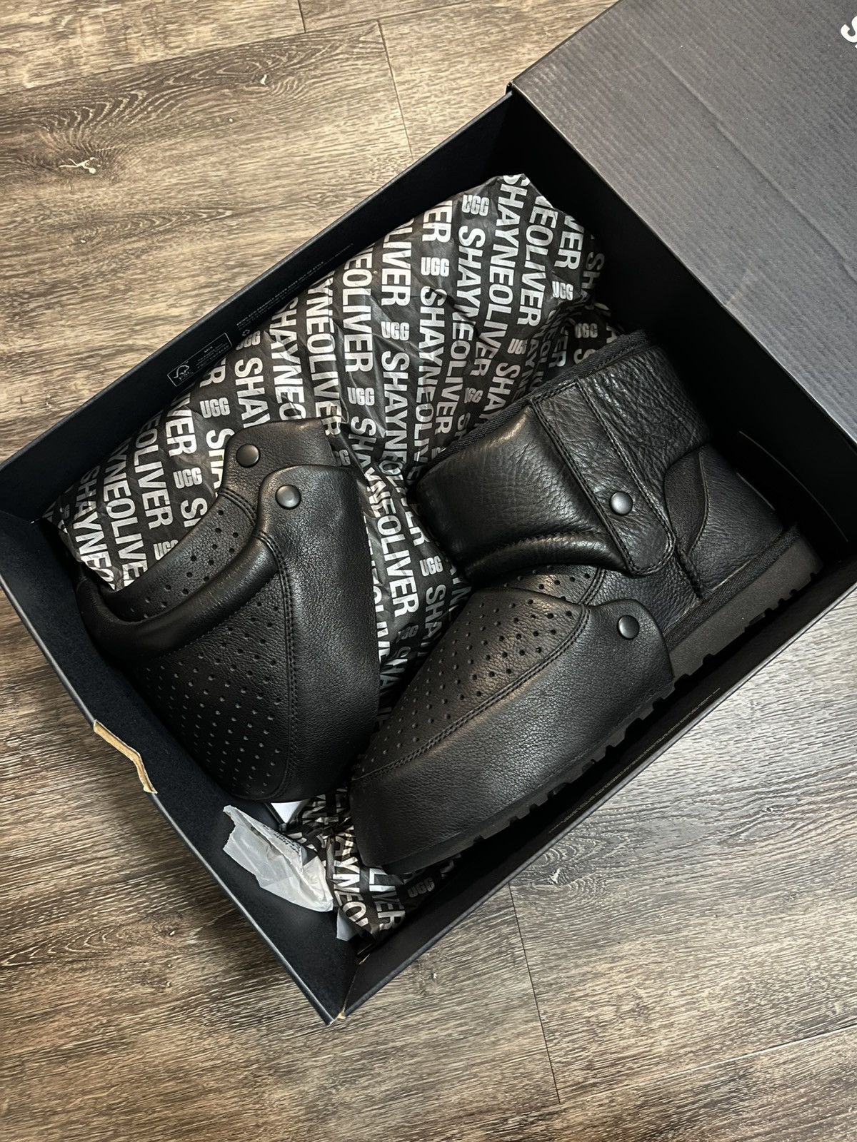 Hood By Air × Ugg Shayne Oliver x Ugg Armourite Leather Boots 