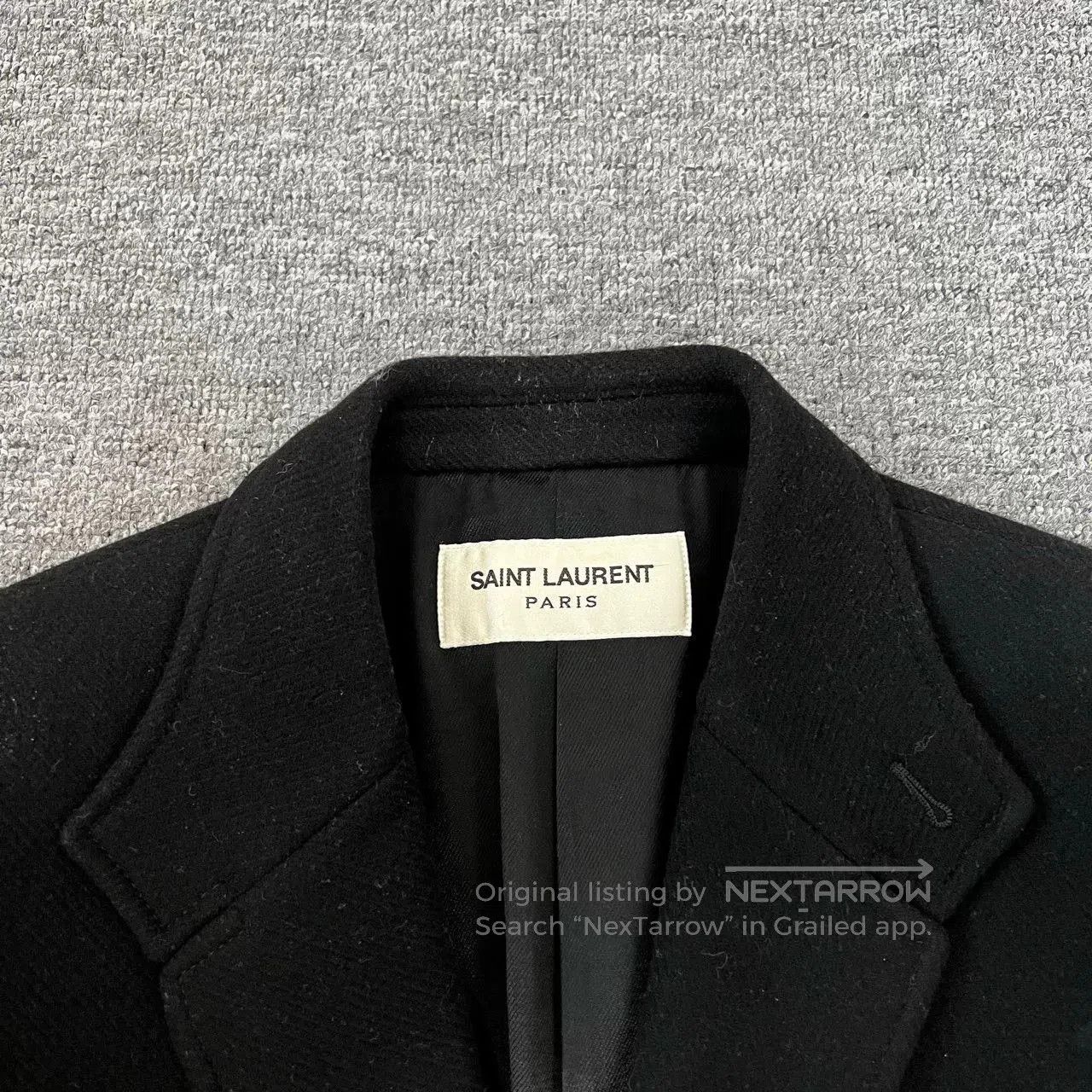 Saint Laurent Paris Saint Laurent Chesterfield Wool Coat. Size US M / EU 48-50 / 2 - 4 Thumbnail