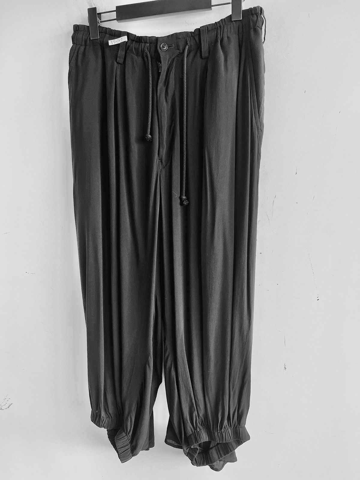 Yohji Yamamoto Yohji Yamamoto Pour Homme SS18 - Rayon Crow Pants Size US 30 / EU 46 - 3 Thumbnail
