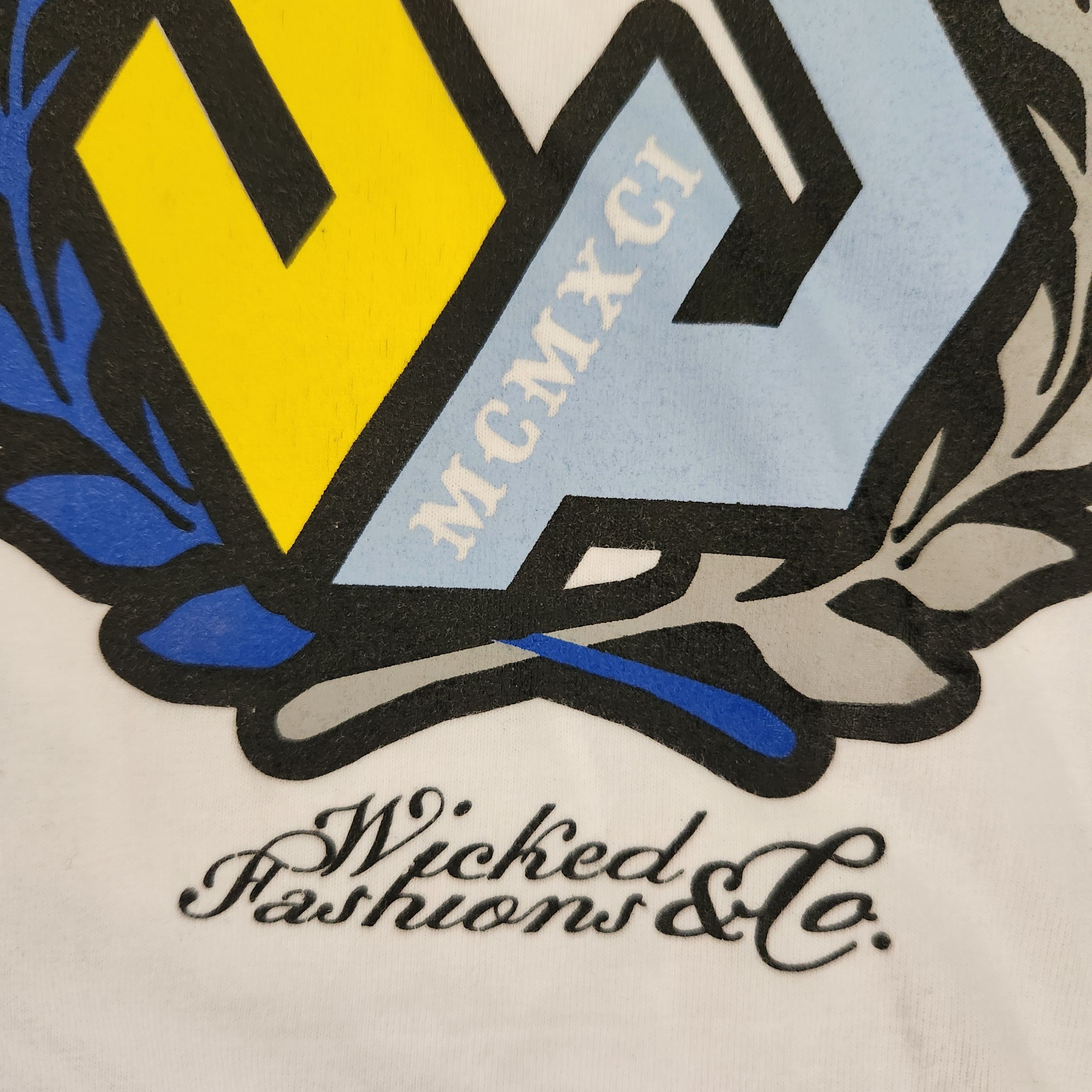 Southpole South Pole mens xl white y2k t-shirt gangster grafitti Size US XL / EU 56 / 4 - 4 Thumbnail