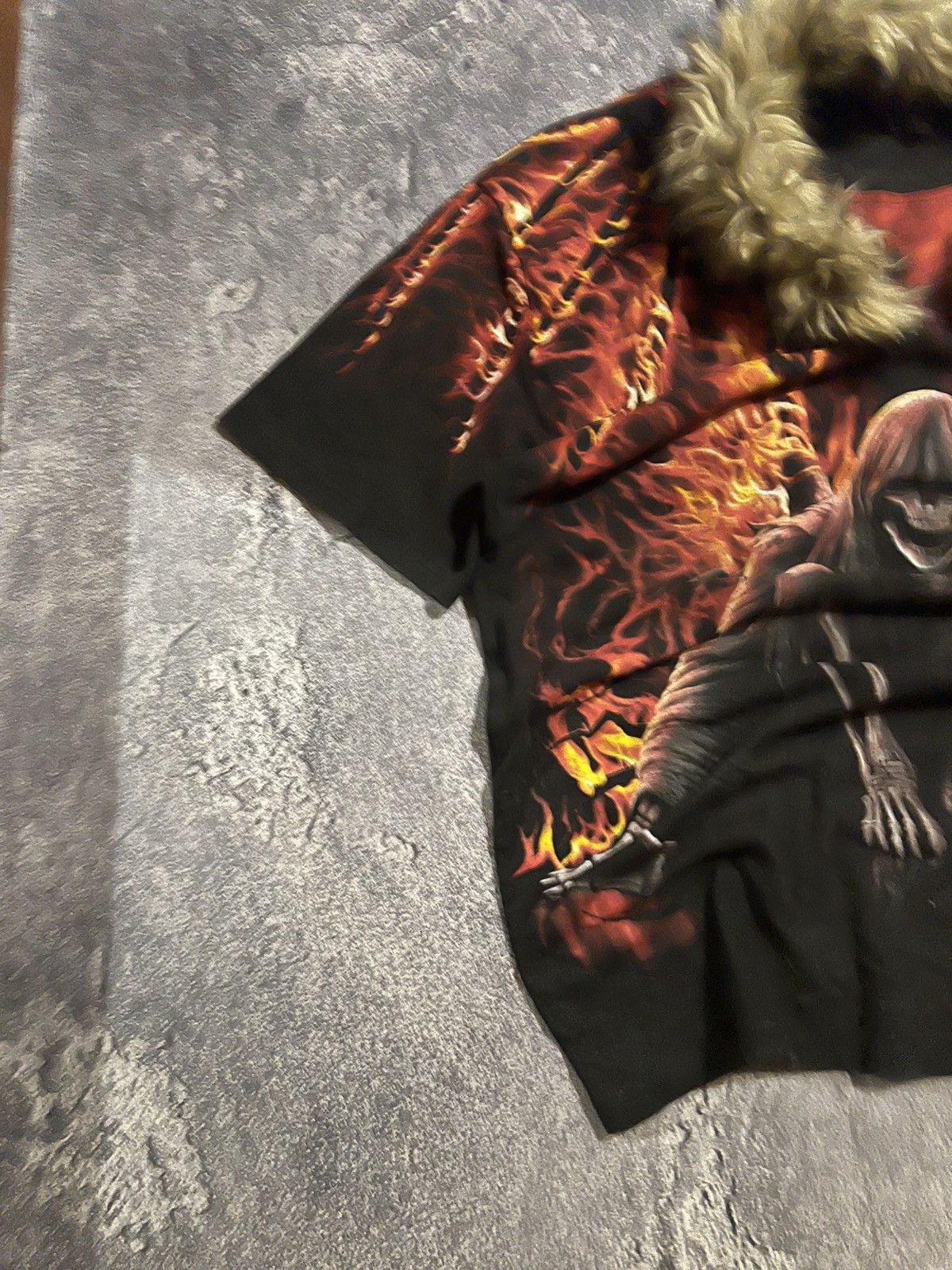 Vintage T-Shirt Vintage Distressed Spiral / Archive Avan Garde Rock Size US XXL / EU 58 / 5 - 4 Thumbnail