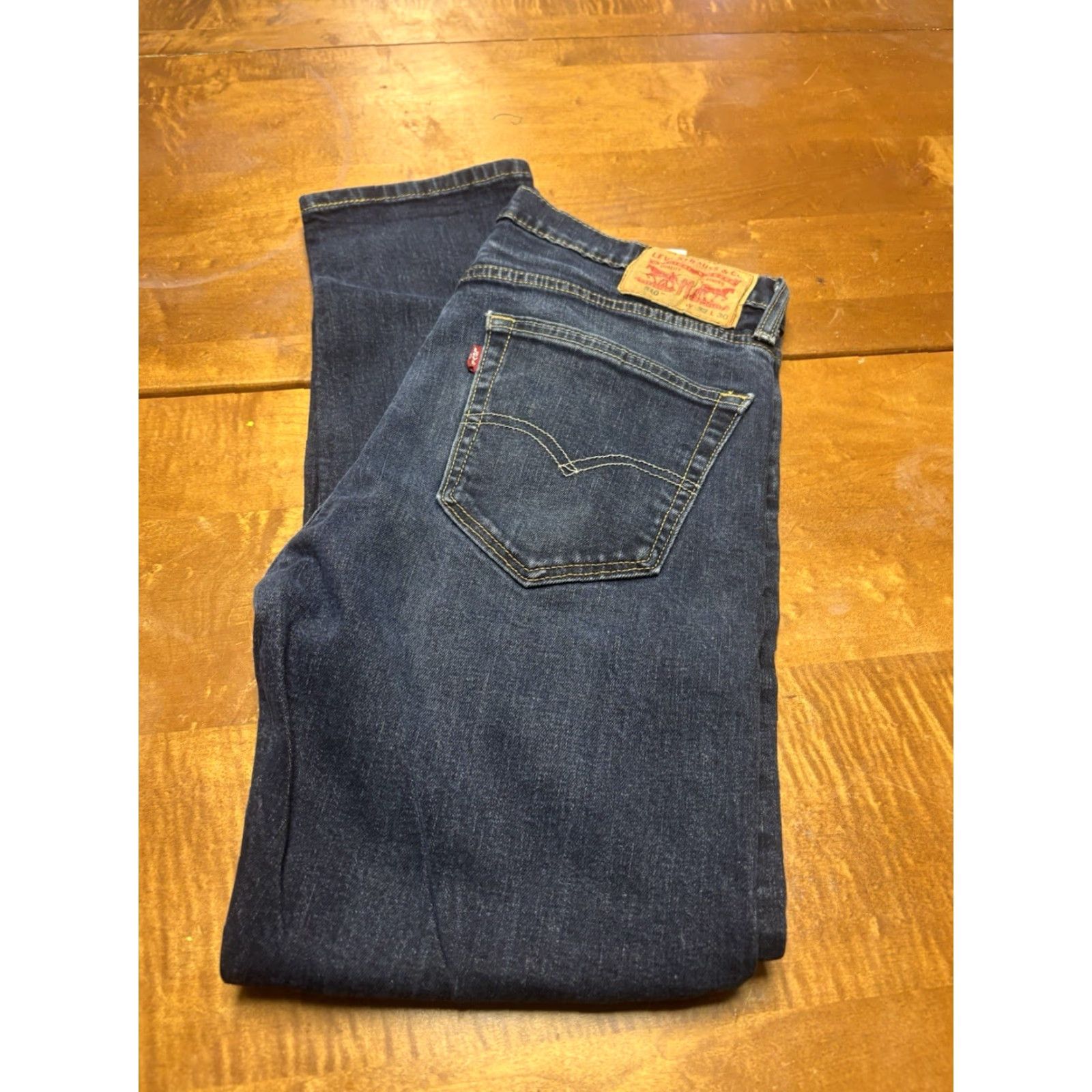 Levi's Levi's 510 Jeans Men 32X30 Slim Straight Blue Light Wash Denim Pants Size US 32 / EU 48 - 5 Thumbnail