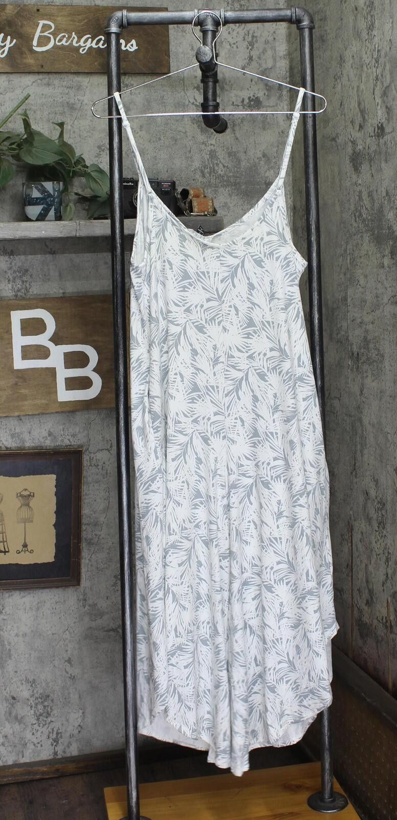 Other Nwt J. Valdi Womens Swim Cover Up Jumpsuit Gray / White L Size ONE SIZE - 2 Thumbnail