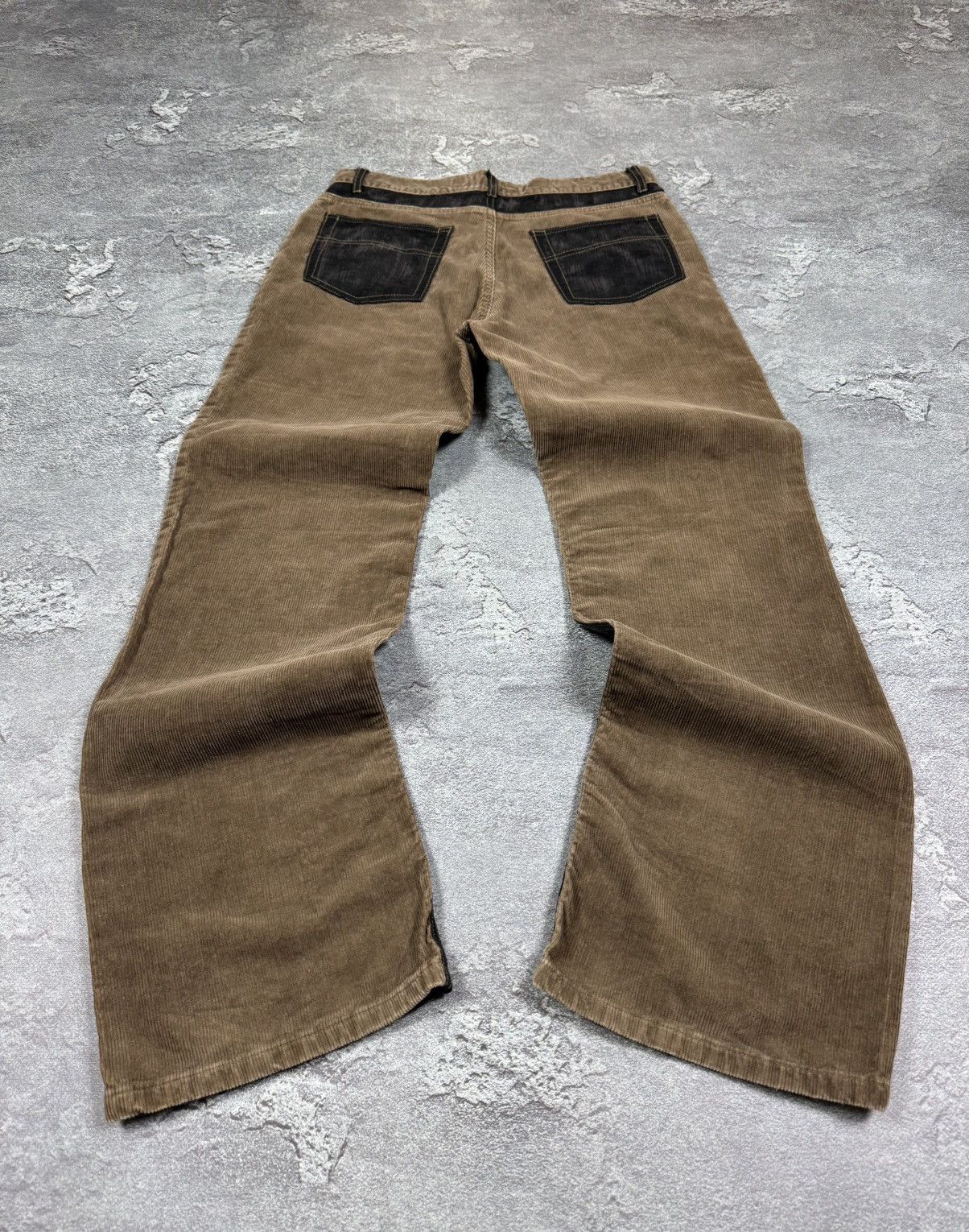 If Six Was Nine 2000s 5S Y2K Flare Bootcut Patch Work Pants Size 32 Size US 32 / EU 48 - 4 Thumbnail