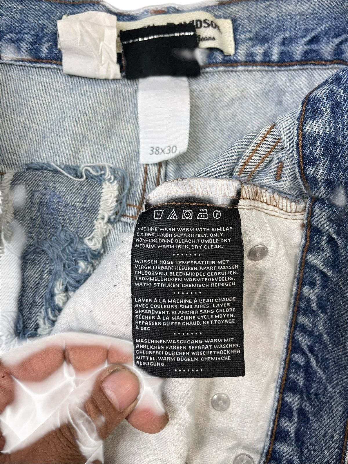 Harley Davidson Vintage Harley Davidson Genuine Motorclothes Jeans Size US 38 / EU 54 - 11 Thumbnail