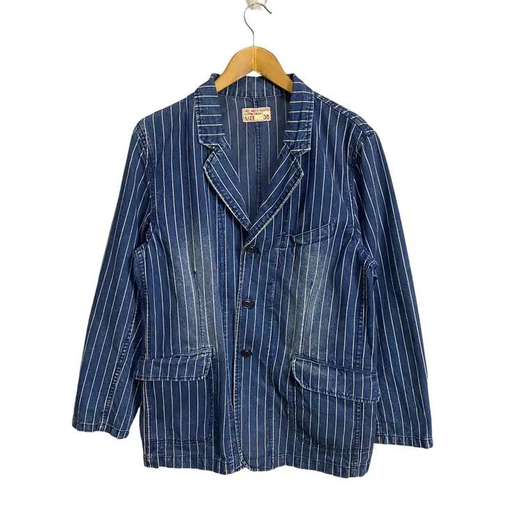 Japanese Brand Sky Walk Ranch denim wabash indigo coat Size US M / EU 48-50 / 2 - 1 Thumbnail