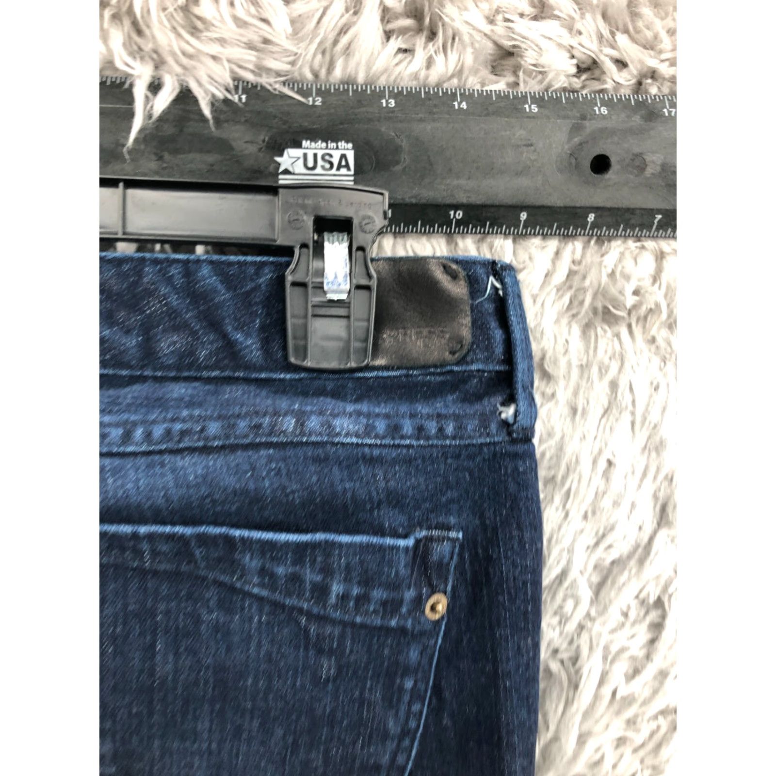 Express Express Skinny Jeans Size 6 Womens Dark Wash Blue Size 28" / US 6 / IT 42 - 7 Thumbnail