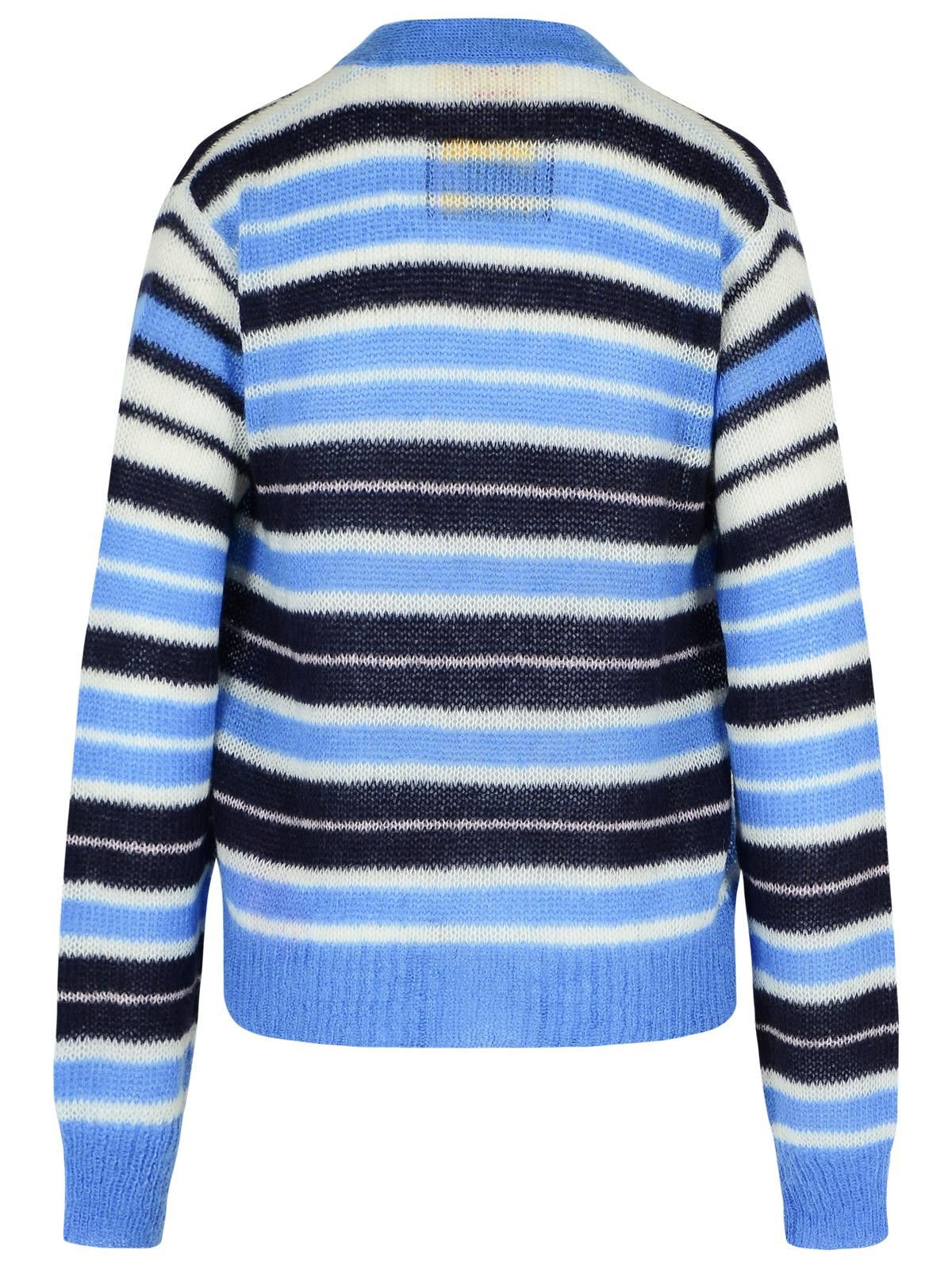 Marni o1f1d3z0326 Mohair Wool Blend Cardigan in Multicolor Size M / US 6-8 / IT 42-44 - 3 Thumbnail