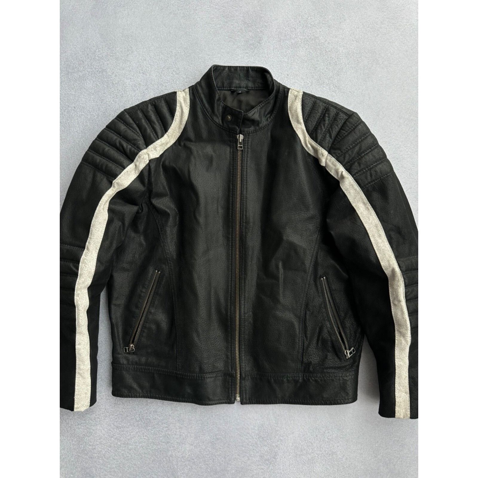 Vintage VTG Snap Shot Moto Leather Jacket Size US S / EU 44-46 / 1 - 8 Thumbnail