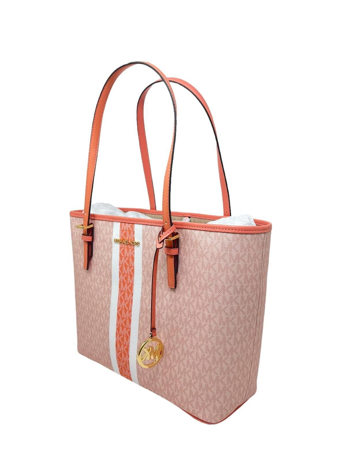 Michael Kors Michael Kors Jet Set Travel Carryall Tote Sherbert NWT Size ONE SIZE - 10 Thumbnail